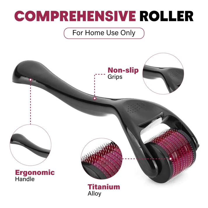 Glow Up Kit 4-in-1 | Jade Roller, Gua Sha, Derma Roller & Ice Roller - Zafiee Mart