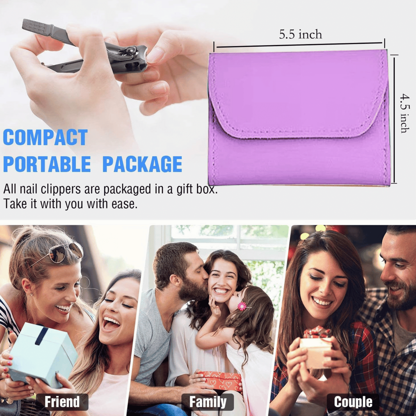 16 in 1 Manicure & Pedicure Kit with Leather Bag - Zafiee Mart