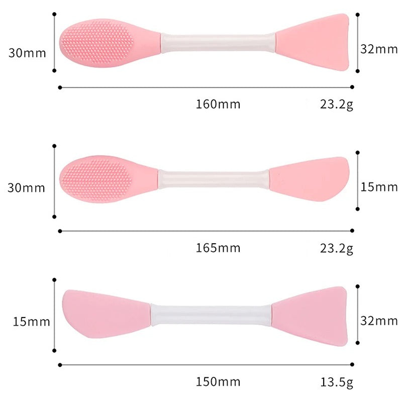 5-in-1 RosΓ© Skin Toolkit β Derma Roller, Face Ice Roller, Cleansing Brush, Gua Sha & Jade Roller - Zafiee Mart