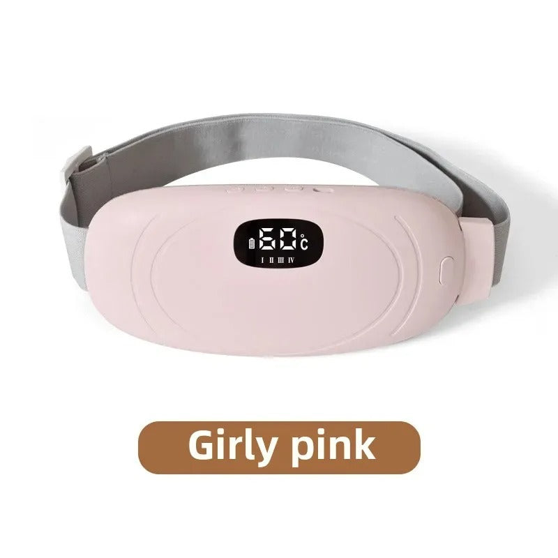 Electric Heating Belt for Period Cramps – Vibrating & Adjustable for Instant Relief - Zafiee Mart