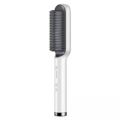 Professional Electric Hair Straightening Brush – Fast & Damage-Free Styling - Zafiee Mart