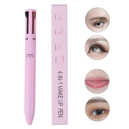 4-in-1 Beauty Pen – Eyeliner, Lip Liner, Brow & Contour Pencil - Zafiee Mart