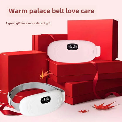 Electric Heating Belt for Period Cramps – Vibrating & Adjustable for Instant Relief - Zafiee Mart