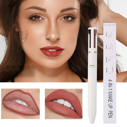 4-in-1 Beauty Pen – Eyeliner, Lip Liner, Brow & Contour Pencil - Zafiee Mart