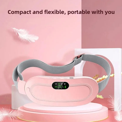 Electric Heating Belt for Period Cramps – Vibrating & Adjustable for Instant Relief - Zafiee Mart