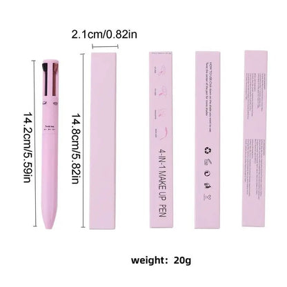 4-in-1 Beauty Pen – Eyeliner, Lip Liner, Brow & Contour Pencil - Zafiee Mart