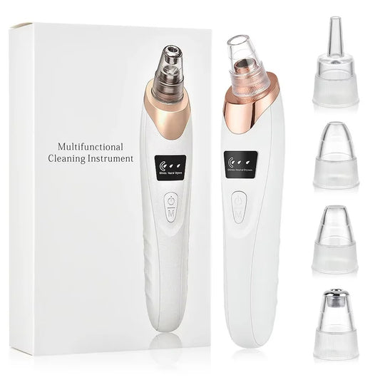 5-in-1 Rechargeable Derma Suction Blackhead Remover – Pore Vacuum Cleaner - Zafiee Mart